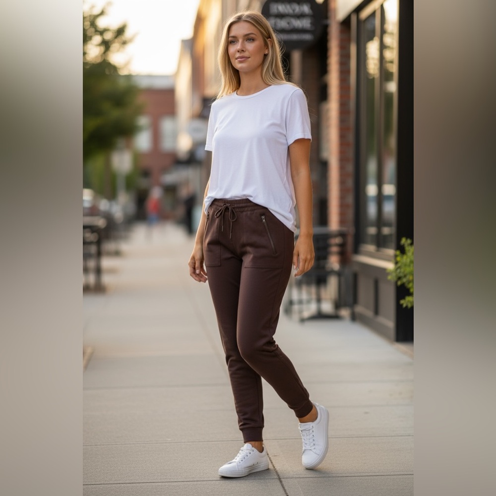 (C&C California)  Brown Jogger Pants